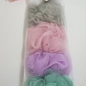 Precision Beauty 5 Piece Bath Puff Sponges Set